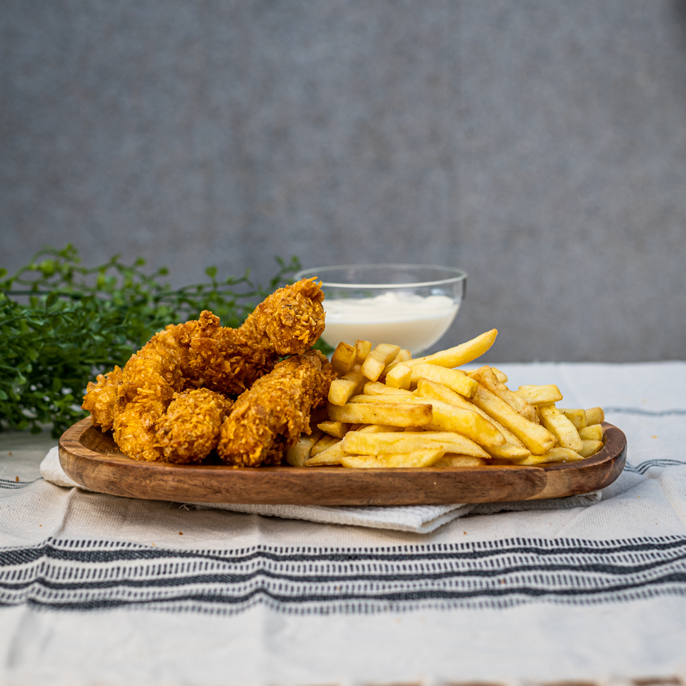 Meniu Crispy la farfurie